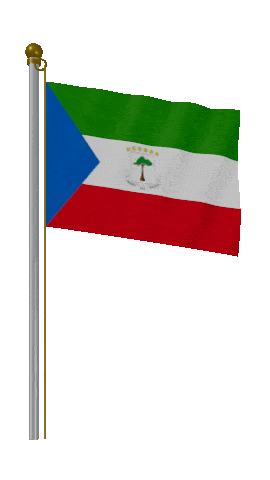 Equatorial Guinea Hold Pole animated flag GIF