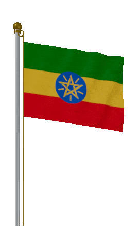 Ethiopia Hold Pole animated flag GIF