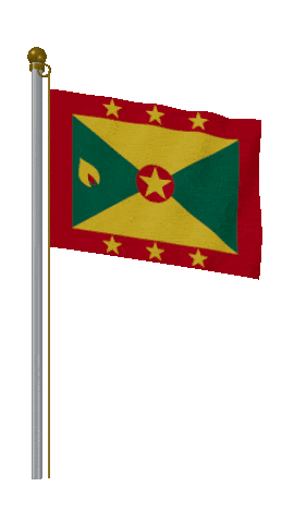 Grenada Hold Pole animated flag GIF