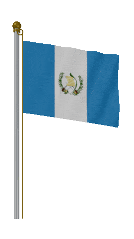 Guatemala Hold Pole animated flag GIF