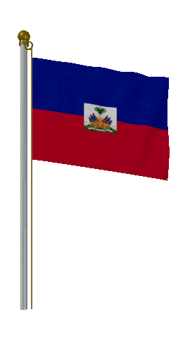 Haiti Hold Pole animated flag GIF