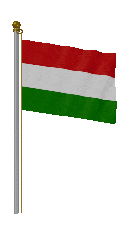 Hungary Hold Pole animated flag GIF