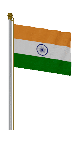 India Hold Pole animated flag GIF