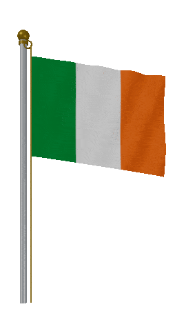 Ireland Hold Pole animated flag GIF