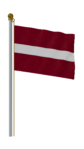 Latvia Hold Pole animated flag GIF