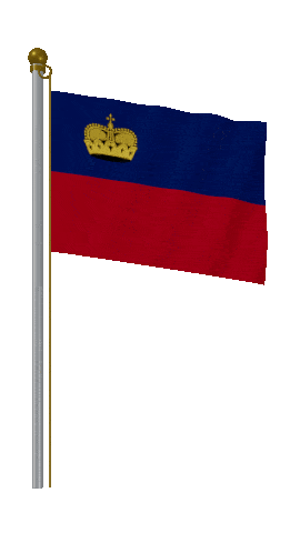 Liechtenstein Hold Pole animated flag GIF