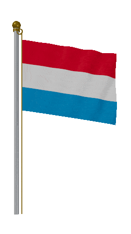Luxembourg Hold Pole animated flag GIF