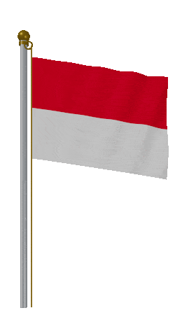 Monaco Hold Pole animated flag GIF