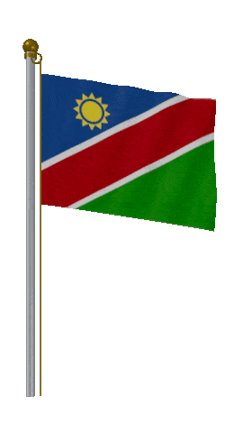 Namibia Hold Pole animated flag GIF
