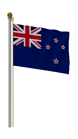New Zealand Hold Pole animated flag GIF