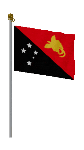 Papua New Guinea Hold Pole animated flag GIF
