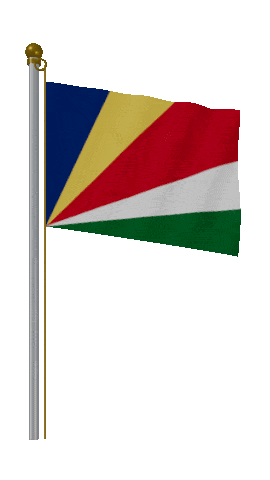 Seychelles Hold Pole animated flag GIF