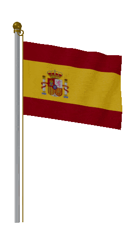 Spain Hold Pole animated flag GIF