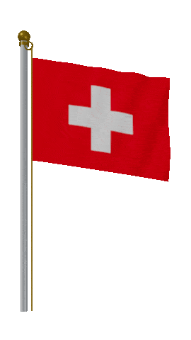 Switzerland Hold Pole animated flag GIF