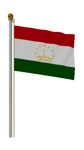Tajikistan Hold Pole animated flag GIF