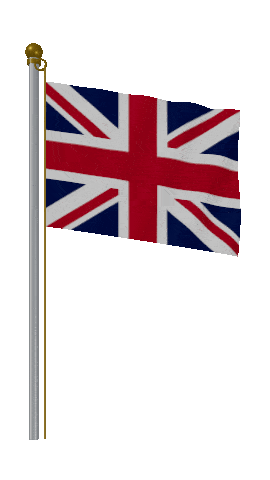 United Kingdom Hold Pole animated flag GIF