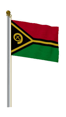 Vanuatu Hold Pole animated flag GIF