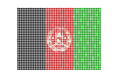 Afghanistan LED Flicker animated flag GIF