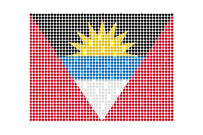 Antigua And Barbuda LED Flicker animated flag GIF