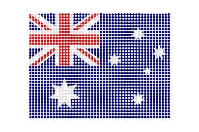 Australia LED Flicker animated flag GIF