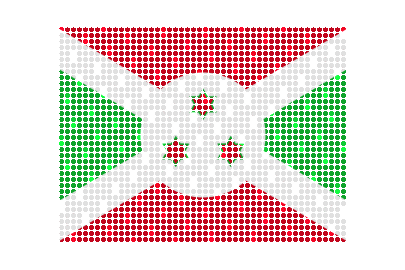 Burundi LED Flicker animated flag GIF