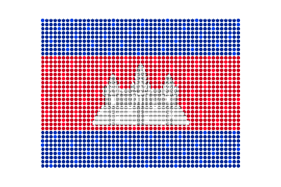 Cambodia LED Flicker animated flag GIF