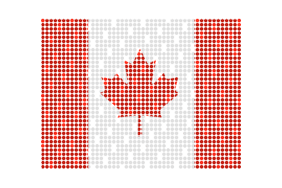 Canada LED Flicker animated flag GIF