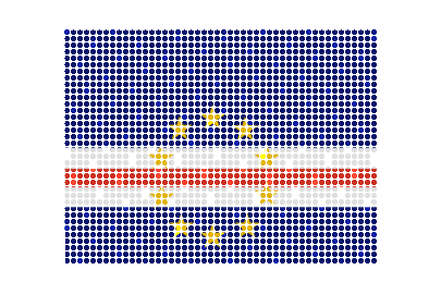 Cape Verde LED Flicker animated flag GIF