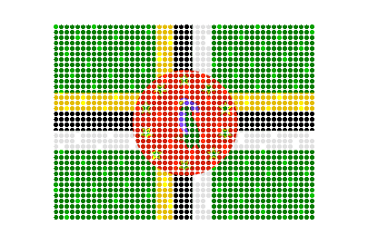 Dominica LED Flicker animated flag GIF