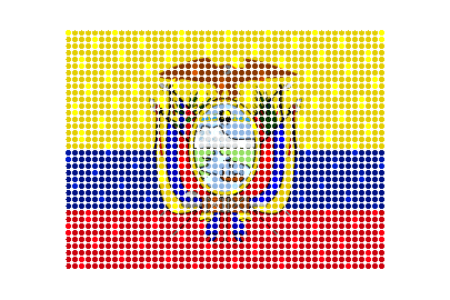 Ecuador LED Flicker animated flag GIF