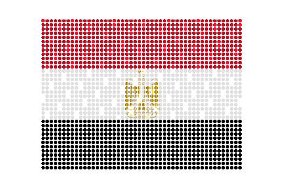 Egypt LED Flicker animated flag GIF