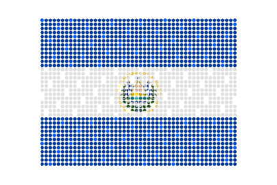 El Salvador LED Flicker animated flag GIF