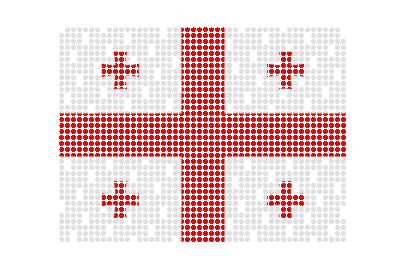 Georgia LED Flicker animated flag GIF