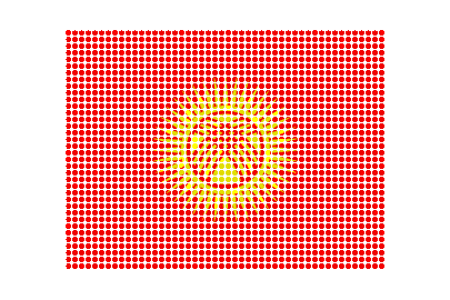 Kyrgyzstan LED Flicker animated flag GIF