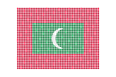 Maldives LED Flicker animated flag GIF