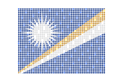 Marshall Islands LED Flicker animated flag GIF