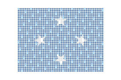 Micronesia LED Flicker animated flag GIF