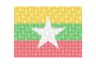 Myanmar LED Flicker animated flag GIF