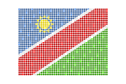 Namibia LED Flicker animated flag GIF