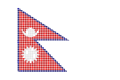 Nepal LED Flicker animated flag GIF