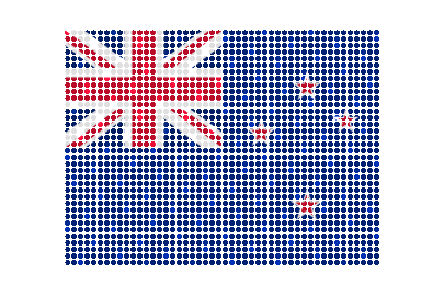New Zealand LED Flicker animated flag GIF