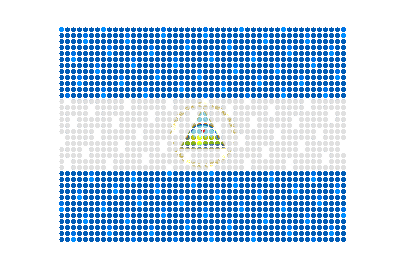 Nicaragua LED Flicker animated flag GIF