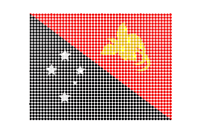 Papua New Guinea LED Flicker animated flag GIF