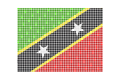 Saint Kitts And Nevis LED Flicker animated flag GIF