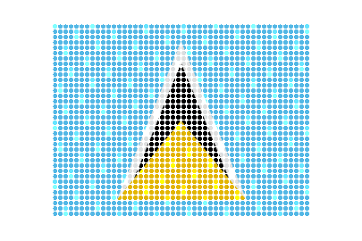 Saint Lucia LED Flicker animated flag GIF