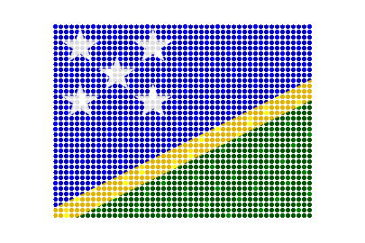 Solomon Islands LED Flicker animated flag GIF