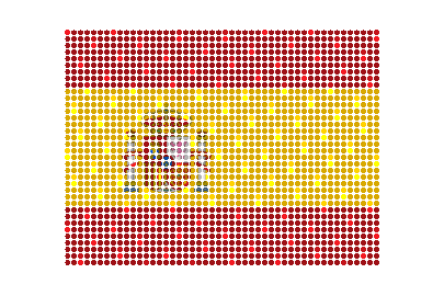 Spain LED Flicker animated flag GIF