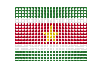 Suriname LED Flicker animated flag GIF