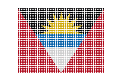 Antigua And Barbuda LED Pulse animated flag GIF
