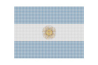 Argentina LED Pulse animated flag GIF